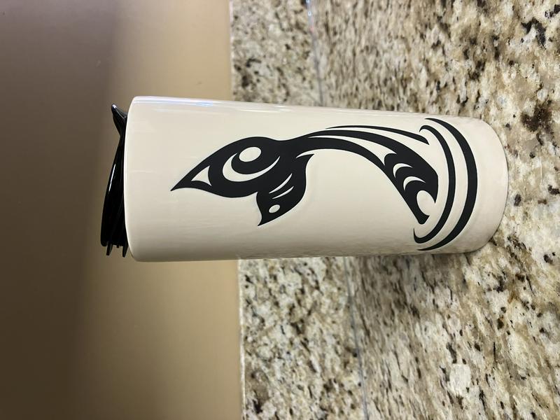 Orca Tail Double Wall Ceramic Tumbler – Eighth Generation
